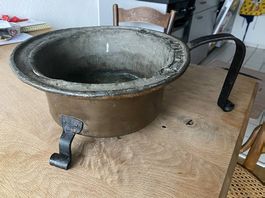 Alte Kupferpfanne