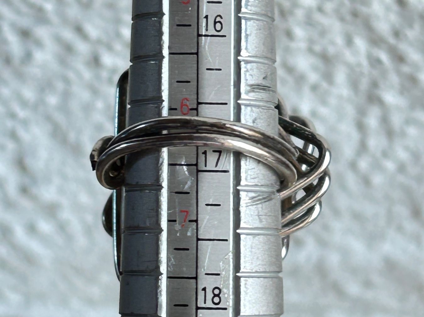 Ringe: Silberdraht Ring TRIANGEL ( Grösse 54/17) – Gebraucht aus Dittingen von Bijoubelle 8
