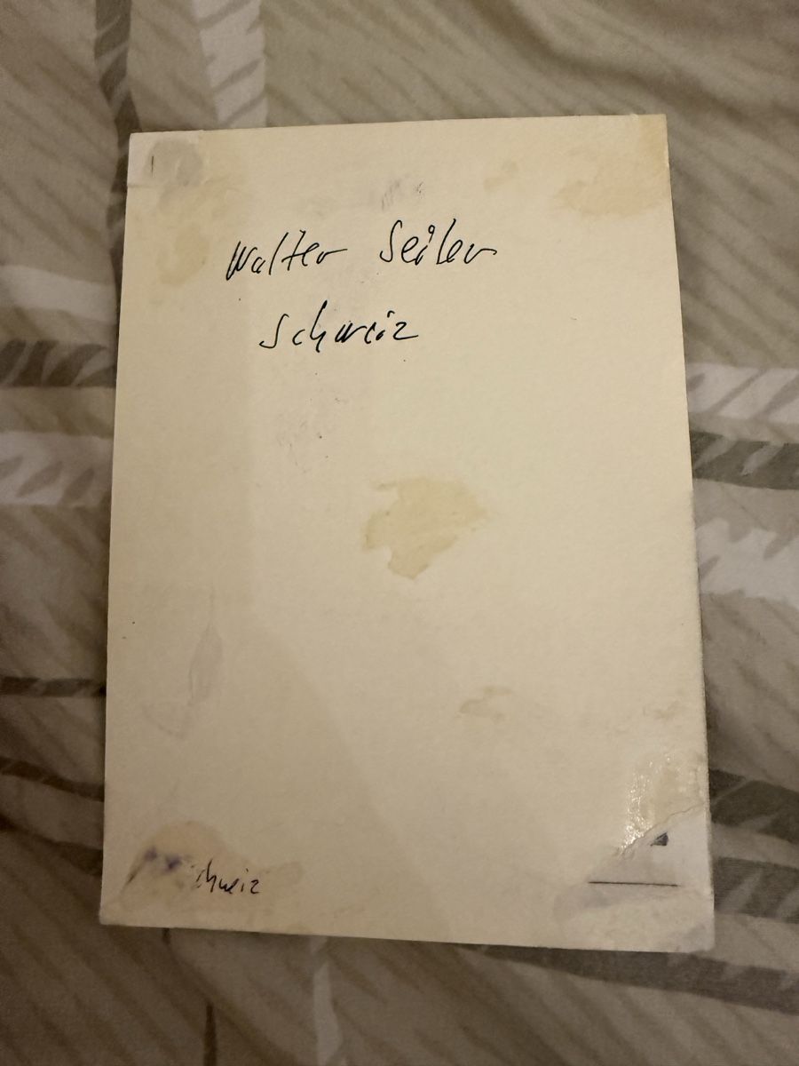 Autogramme: Autogramm Walter Seiler GC signiert – Gebraucht aus Rüschlikon von andi_841 1