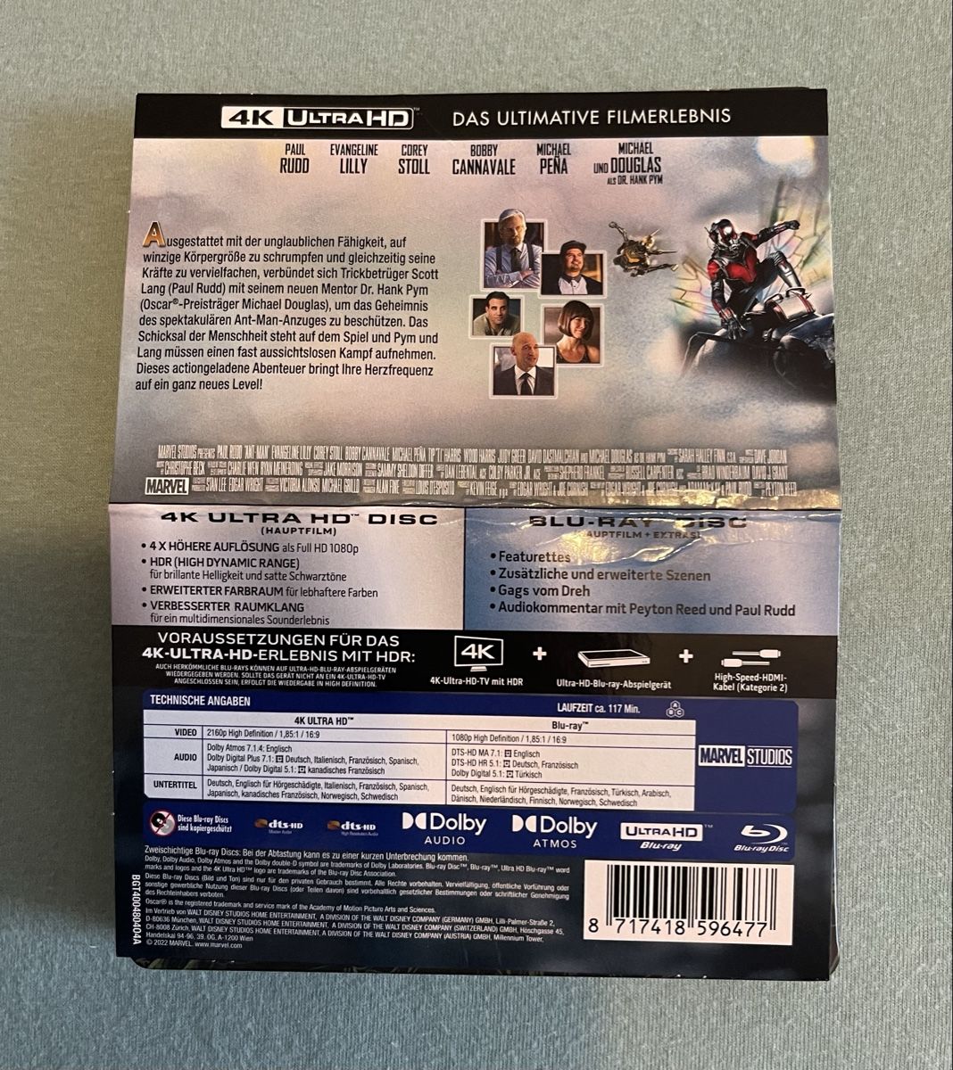 Tutti i DVDs: Ant-Man (Steelbook) – Nuovo (secondo la descrizione) da Schwarzenburg venduto da The_Power_Of_Scents 4