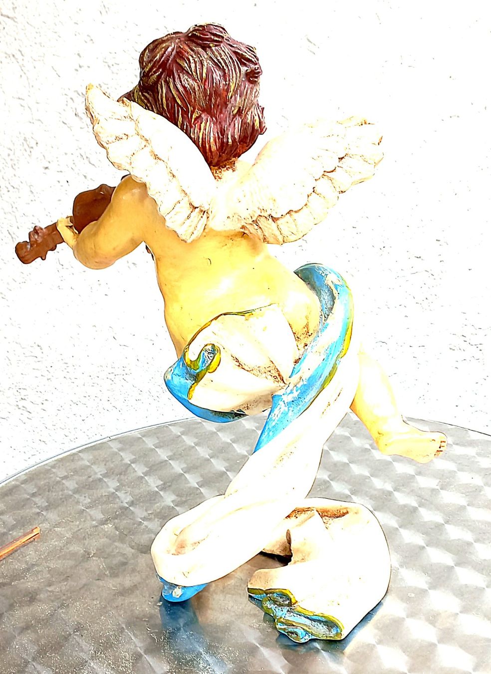 Statuette: Putto mit Geige – Usato da Baar venduto da 2cvbaar 3