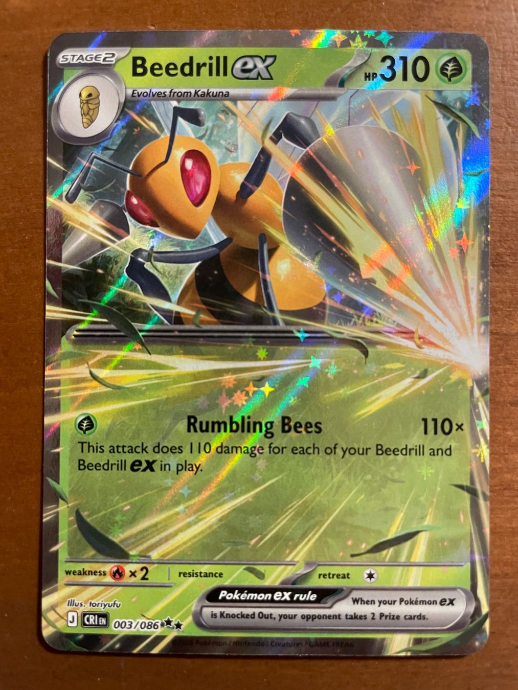 Pokémon Sammelbilder & Trading cards: Pokemon Beedrill eX (Versand gratis) – Neu (gemäss Beschreibung) aus Chur von Angerson