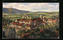 Mariastein bei Basel, Blick zum Kloster
