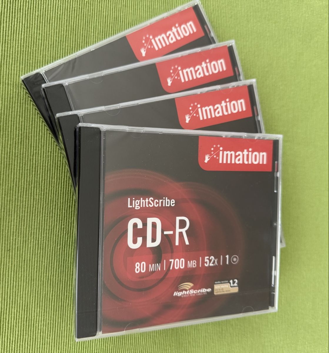 CD & DVD vergini: 4x Imation CD-R LightScribe 80min 700MB neuwertig – Nuovo e nell'imballaggio originale da Rutschwil venduto da Bodensee-TG
