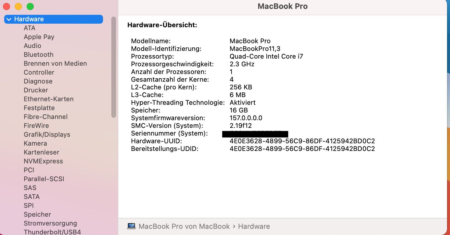 Apple Notebook: MacBook Pro – Usato da Haldenstein venduto da Nisi546 7