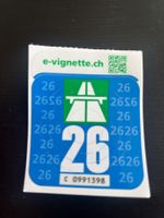 Schweizer Autobahnvignette 2026