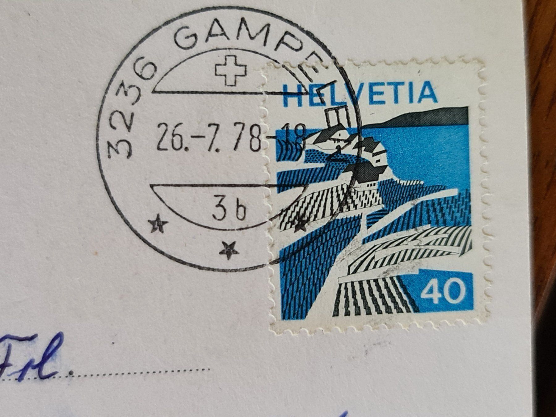 Cartoline postali: Ansichtskarte Pferde Franches Montagnes 1978 – Usato da Dintikon venduto da Vexi 1