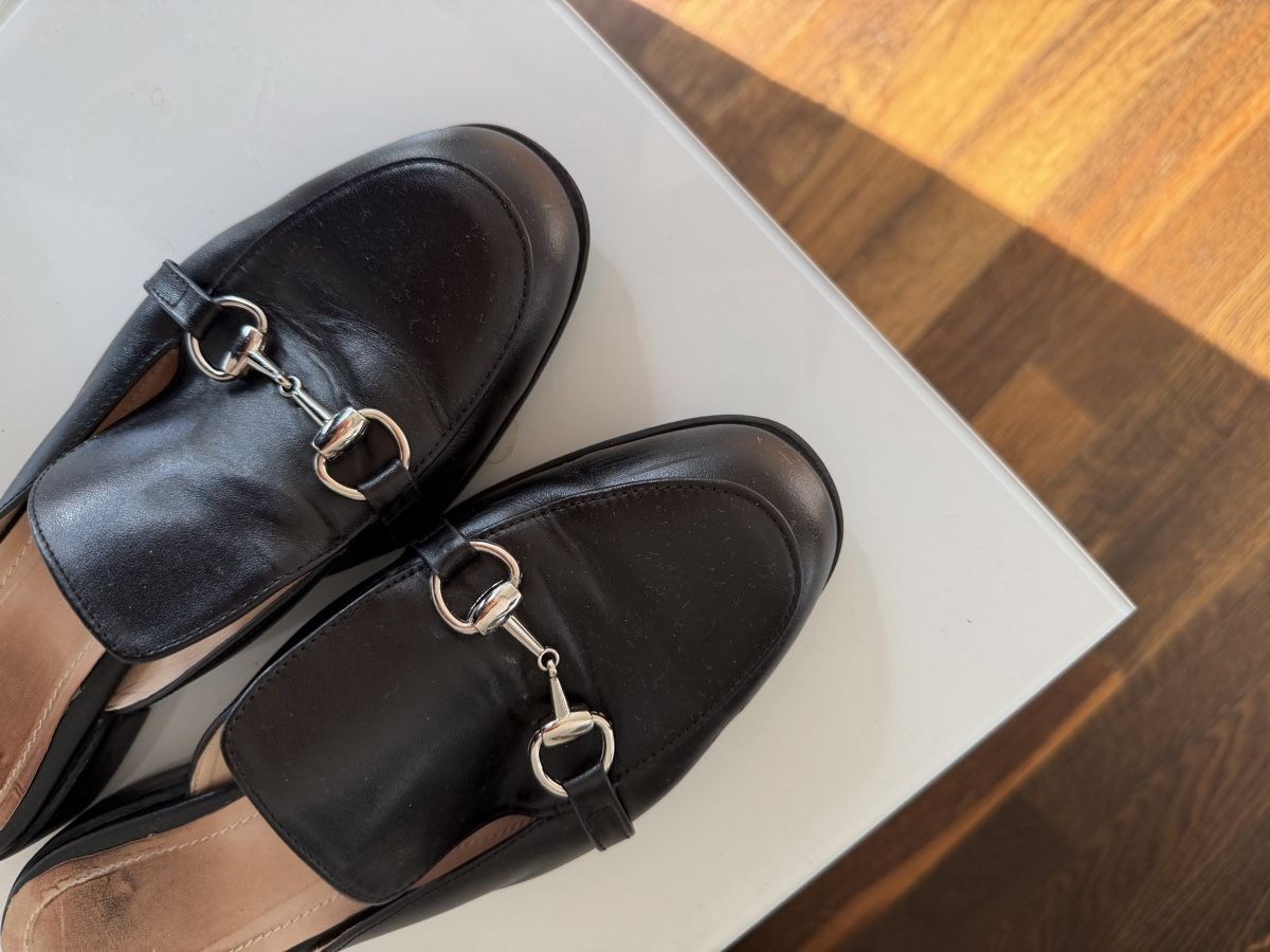 Damenschuhe: 100% leather black mules 39 – Gebraucht aus Uster von Monika_OB 5