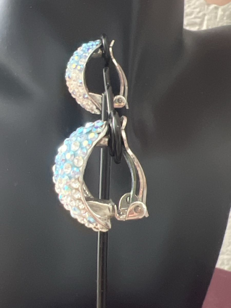 Orecchini pendenti & Orecchini a lobo: Schöne funkelnde Ohrclips – Nuovo (secondo la descrizione) da Seon venduto da Sunny-Schmuck78 2
