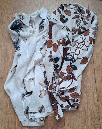 2 Blusen Marco Pecci 40 Leinen