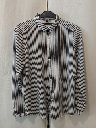 COMMA Chemisier à rayures T38 / gestreifte Bluse G. 38