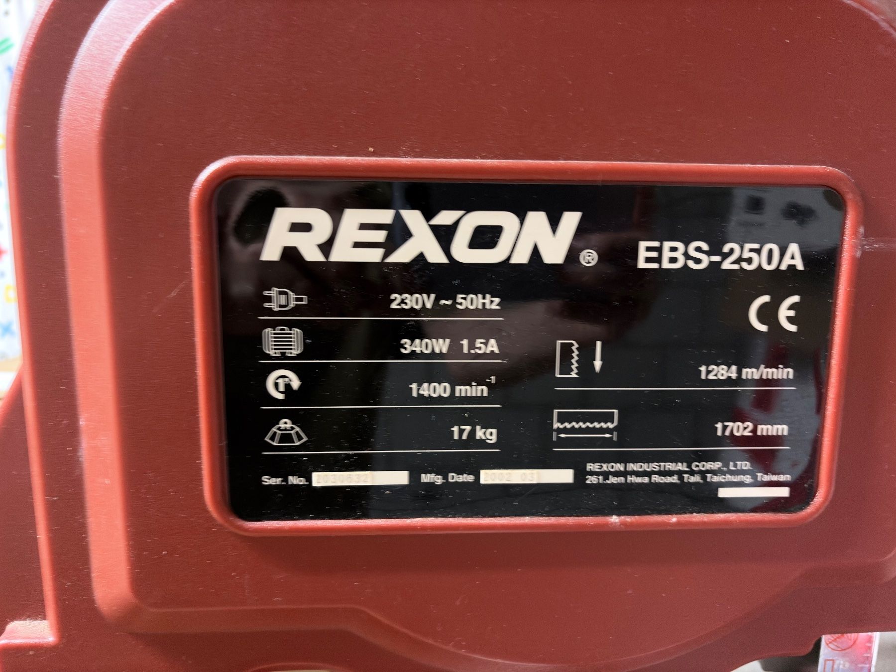 Seghe: Rexon EBS-250A Bandsäge mit Unterbau – Usato da Rothenfluh venduto da Ron999 2