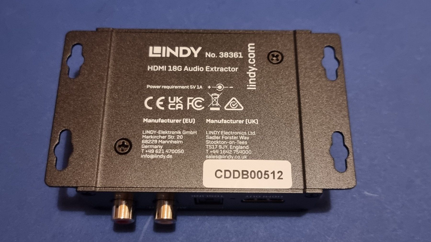 Convertitori: Lindy HDMI 18G Audio Extractor , NEU – Nuovo (secondo la descrizione) da Hagenbuch ZH venduto da cougar1 5
