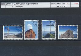 2009 FL, "100 Jahre Alpenverein", ET - Stempel
