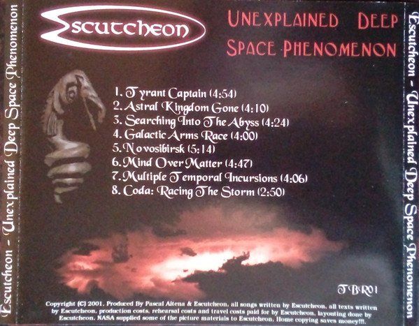 CD: Escutcheon – Unexplained Deep Space Phenomenon – Usato da Gingins venduto da Demonseed 1