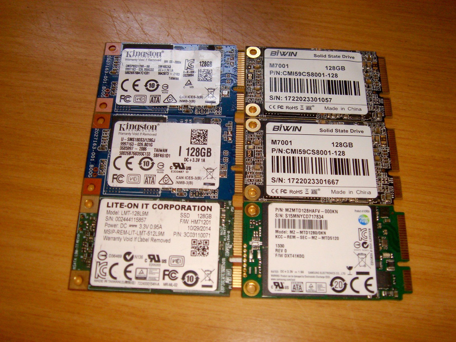 Dischi rigidi: 1 stück 120/128gb mSata ssd. getestet. – Usato da St. Gallen venduto da pc-sg 1
