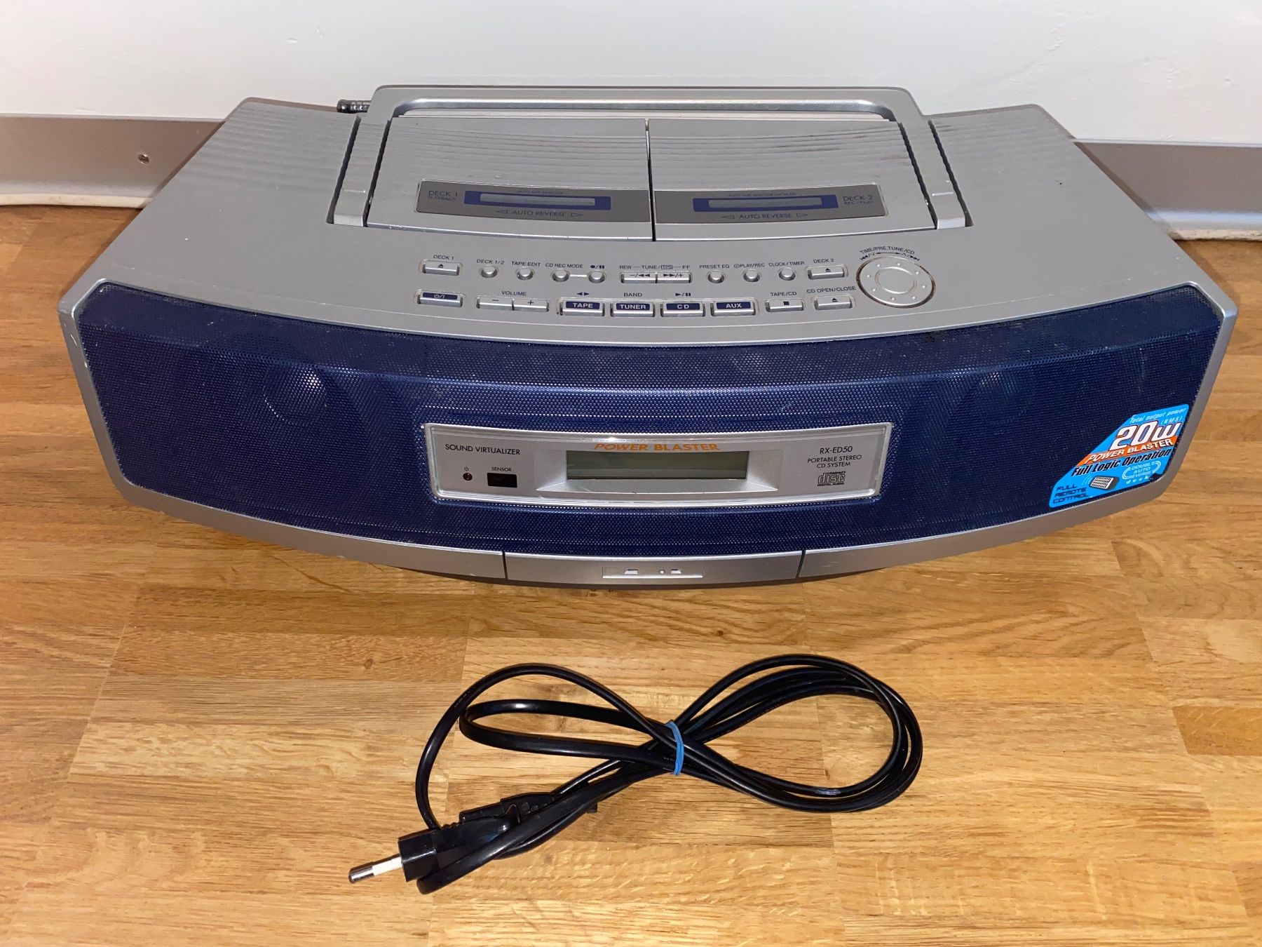 Panasonic Lettore multimediale & Streamer: Panasonic Power Blaster - CD / 2 Tape-Decks, u.A. – Usato da Rotkreuz venduto da mia_dc2r