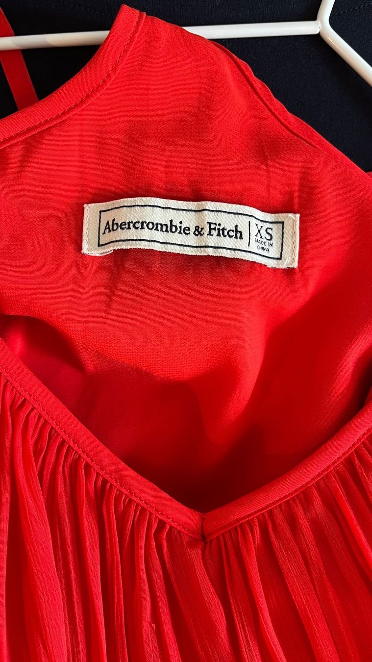 Abercrombie Vestiti: Abercrombie Sommerkleid Rot – Usato da Küsnacht ZH venduto da Floor1an 3