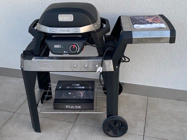 Weber Griglie: Weber Pulse 1000 Elektrogrill mit Rollwagen – Usato da Niederhasli venduto da Tigerproduct