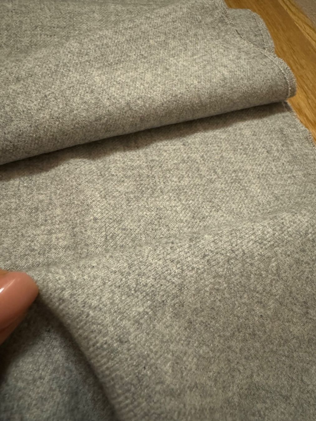 Stoffe: Kaschmir Stoff Meterware Wolle Mantel Blazer Anzug grau – Neu (gemäss Beschreibung) aus Faulensee von Liebes_Kind_2019 1