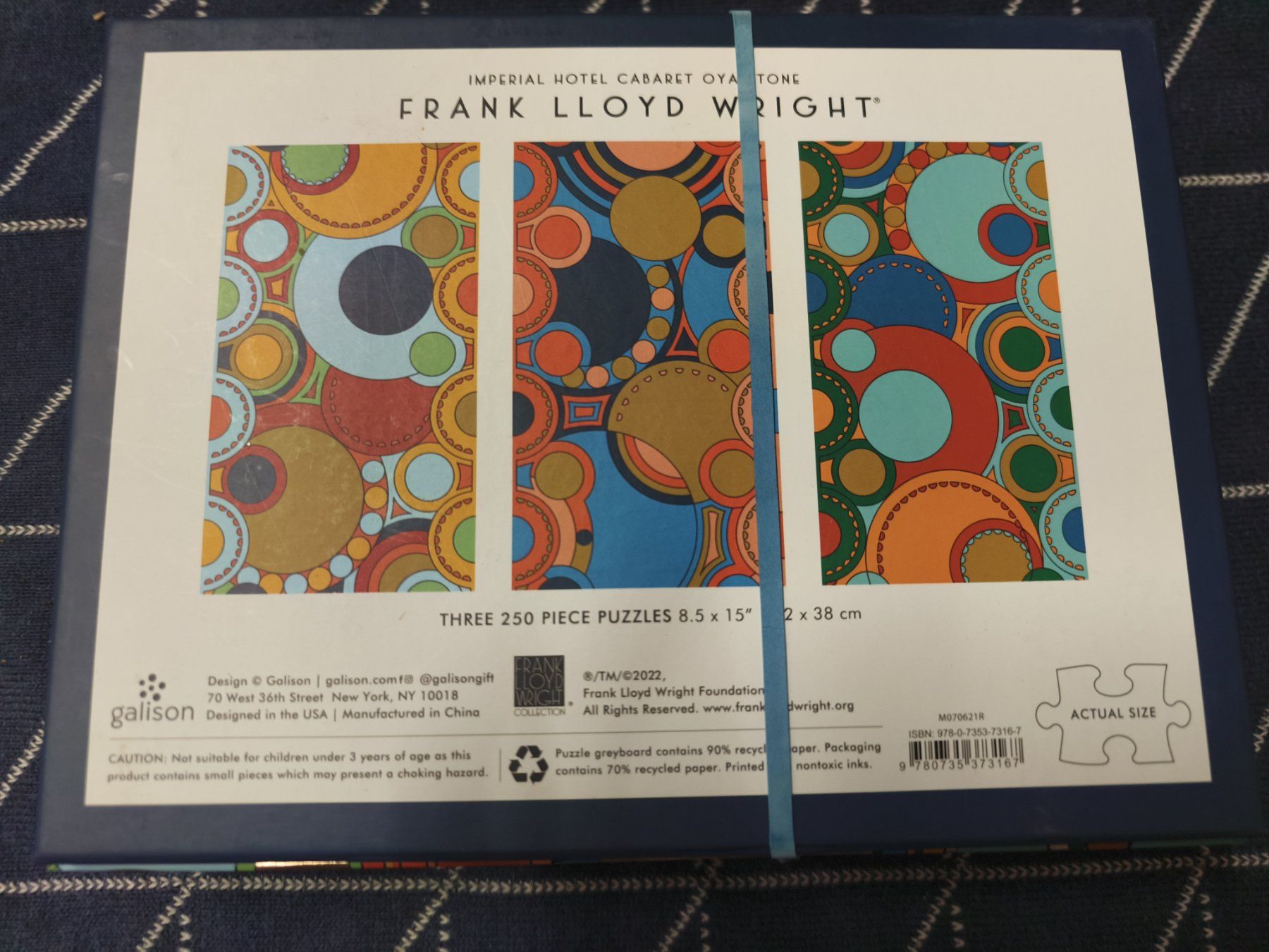 Puzzles: Frank Lloyd Wright Puzzle Set 3x250 Teile – D'occasion à MUEHLAU par ibo_5c7d 1