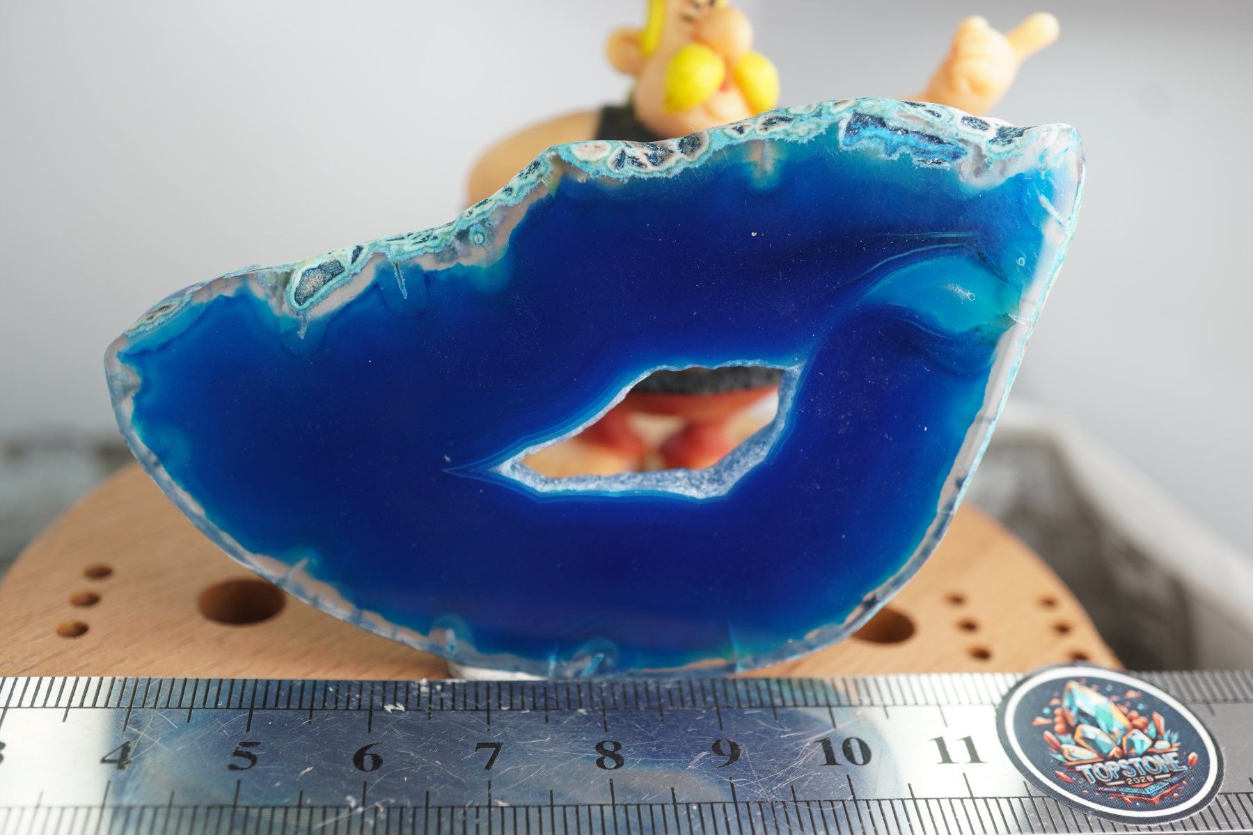 Mineralien & Heilsteine: Achat Blau   Scheibe    Blue   Ab 1.-(1) – Neu und originalverpackt aus Eschenbach SG von topstone 4
