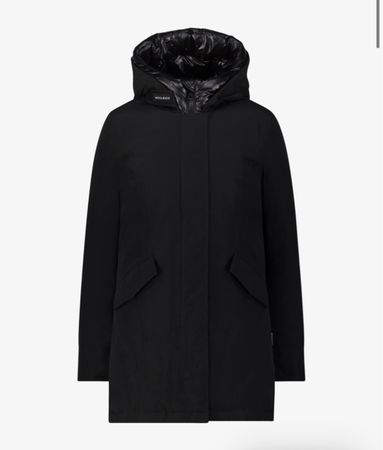 Neue Woolrich Winterjacke "Arctic" schwarz in XS mit Etikett
