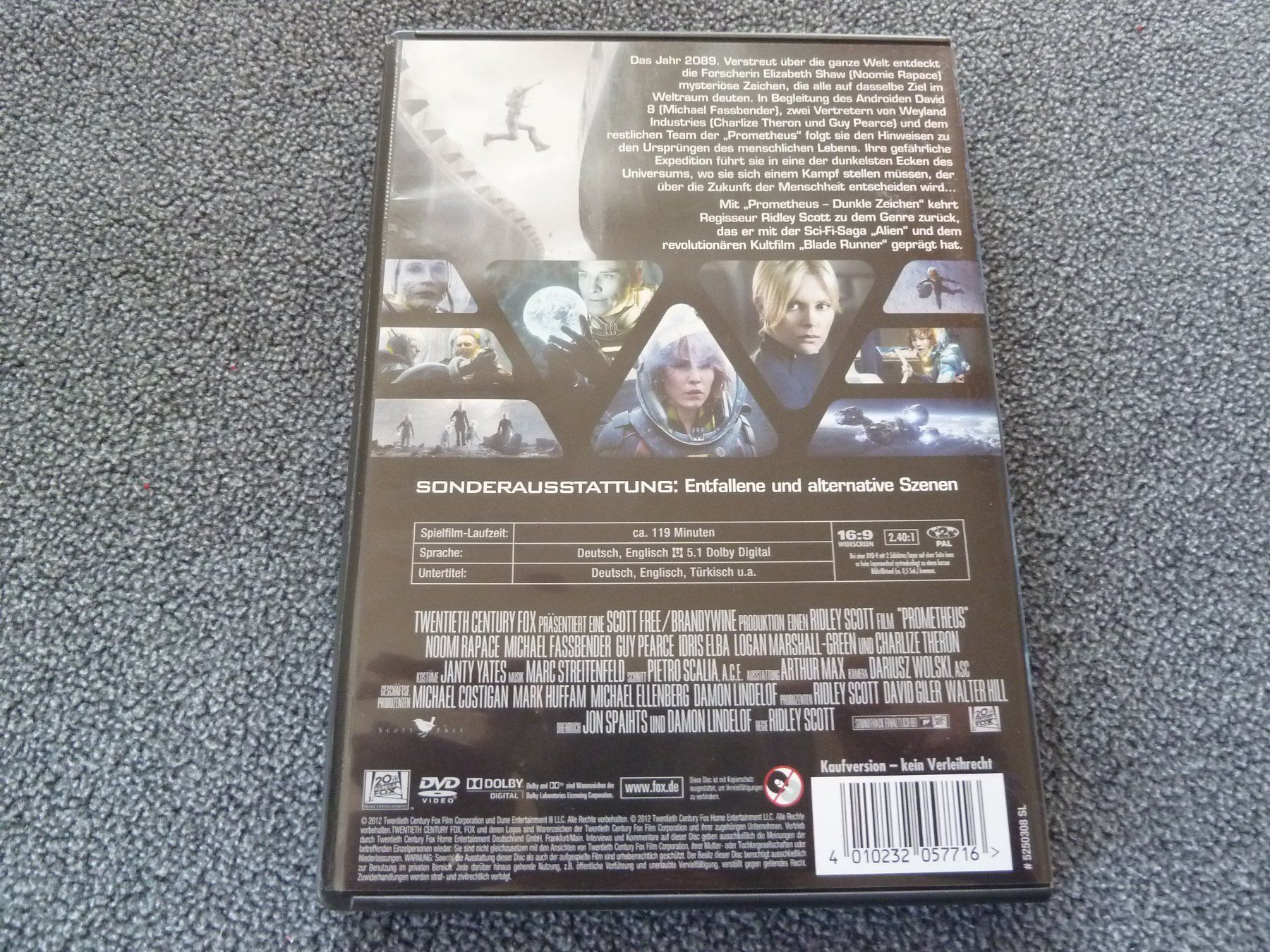 Tutti i DVDs: DVD "Prometheus - Dunkle Zeichen" Sci-Fi/Thriller mit ... – Usato da Hofstetten SO venduto da LudoHoFl 1