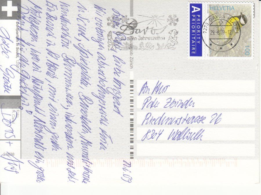 Ansichtskarten: Scuol 2009 – Gebraucht aus Bürglen TG von StampGraf 1