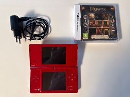 Nintendo DS Lite rot mit Spiel Rooms und Reise Tasche