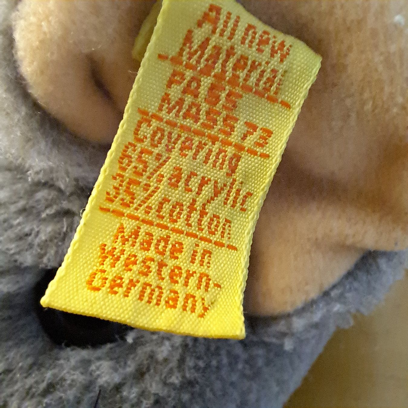 Steiff Giocattoli: Steiff Maus, Made in Western-Germany – Usato da Grüningen venduto da Tappio 3