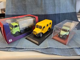 IFA Horch H3A & IFA W50L + IFA Framo Modellauto-Set, Top!