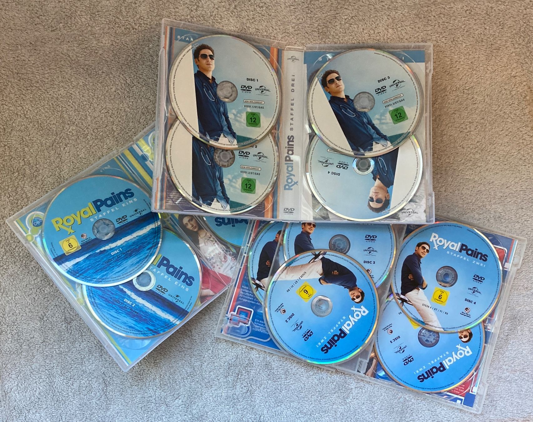Tutti i DVDs: Royal pains - Staffeln 1 - 3 – Usato da Wolfhausen venduto da uchuva26 3