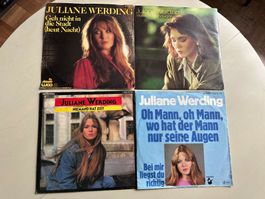JULIANE WERDING tolle Singles Kult Top Hit Oh Mann Oh Mann