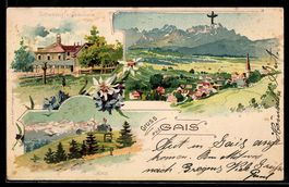 Litho Gais, Ortsansicht, Schäbrig Ferie