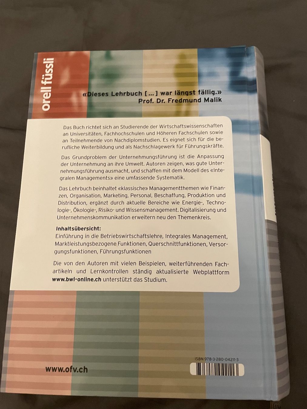 Libri: Integrale Betriebswirtschaftslehre – Usato da Biel-Benken BL venduto da Needthis 1