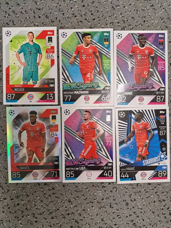 Match Attax 6 Karten FC Bayern München Kaufen auf Ricardo