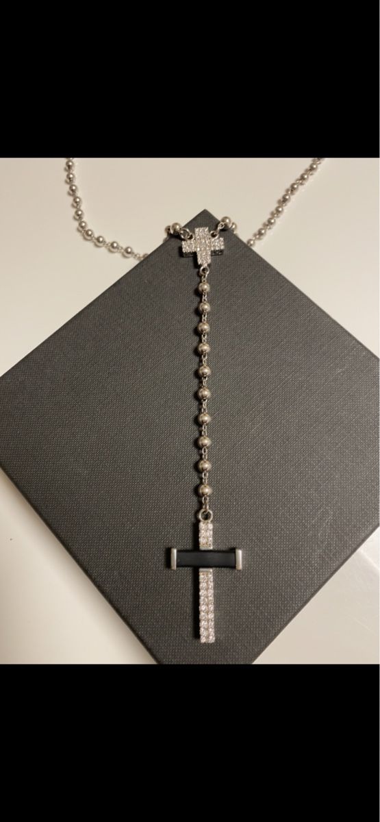 Catenine: Collana lunga in argento 925 con zirconi – Nuovo (secondo la descrizione) da Mendrisio venduto da SGR85 3