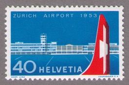 1953_313_EINWEIHUNG AIRPORT_Zürich Flughafen_SWISSAIR **