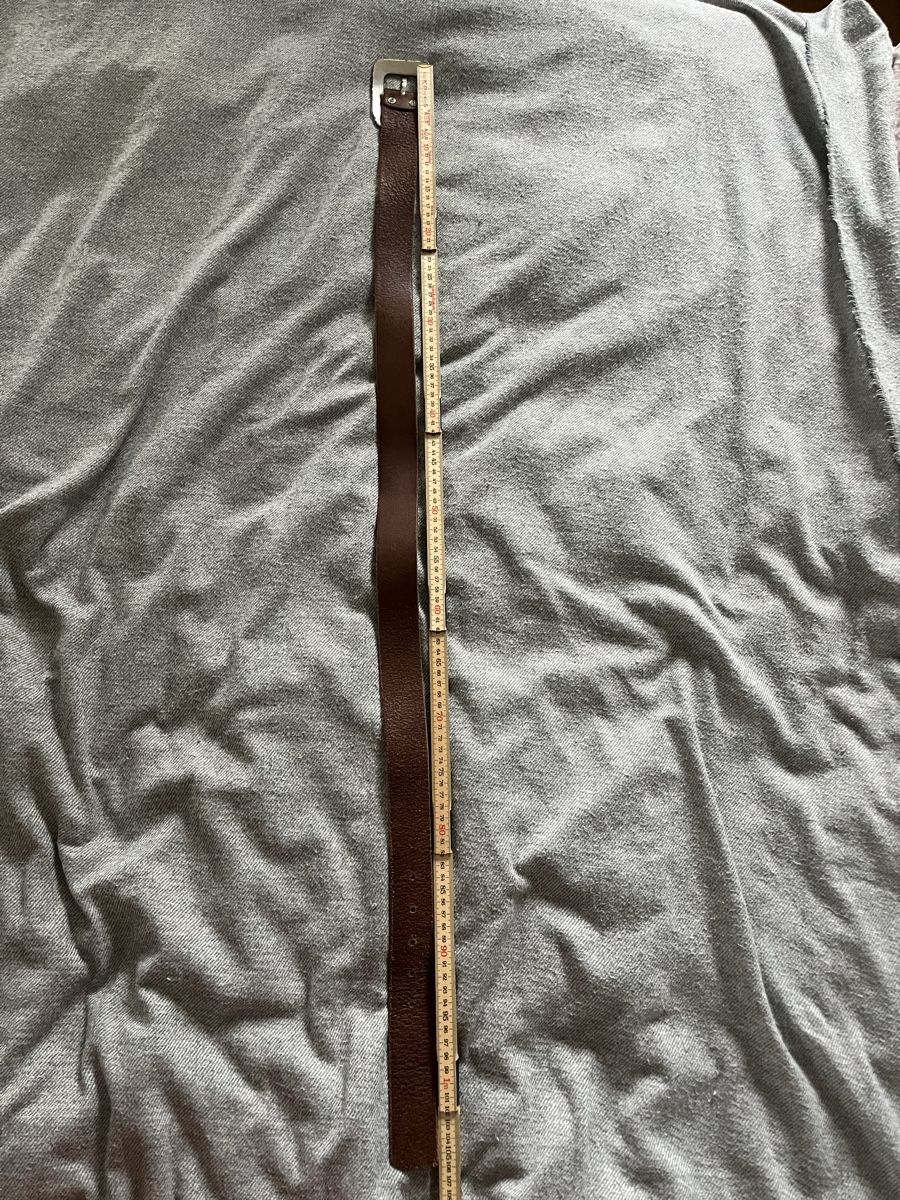 Gürtel: Brauner Vintage-Ledergürtel, 105 cm lang – Gebraucht aus Thalheim von karmabis_ 3