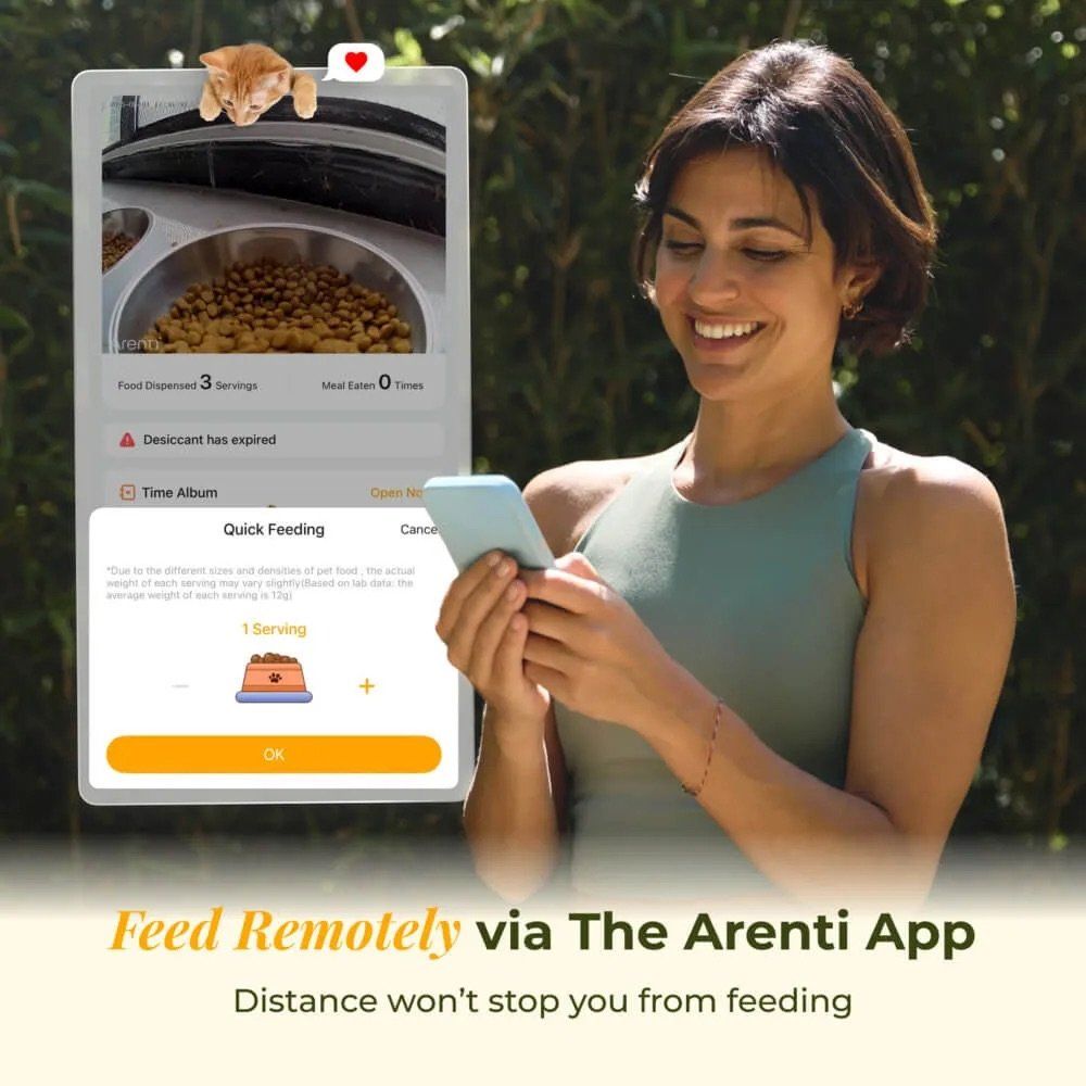 Mangimi: Arenti Smarter Futterautomat+Trinkschale mit Kamera – Nuovo e nell'imballaggio originale da Neuhausen venduto da inf_nxp8 4