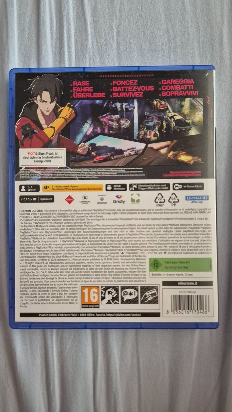 Sony Giochi: Spiel Screamer für PS5 – Usato da Chiasso venduto da Tull60 1