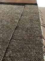 Tweed-Wollstoff braun (228 cm x 154 cm)
