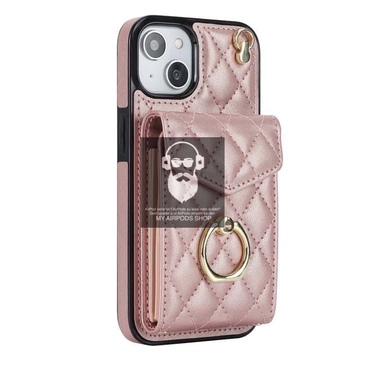 Cover & Protezioni schermo: Schutzhülle Leder für iPhone 15 Plus mit Kartenfächer – Nuovo e nell'imballaggio originale da Basel venduto da MY.AIRPODS.SHOP 5