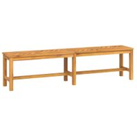 Gartenbank 180 cm Massivholz Akazie