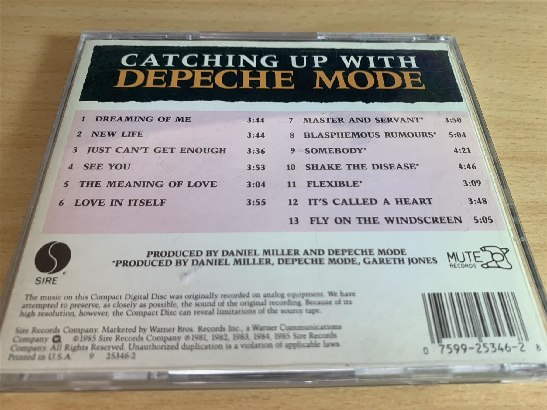 CDs: Depeche Mode – Catching Up With Depeche – Gebraucht aus Rikon im Tösstal von Alpenmutz 1
