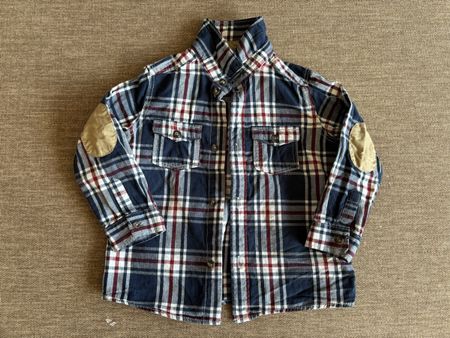 Kariertes Babyhemd/Chemises à carreaux bébé H&M - 80cm