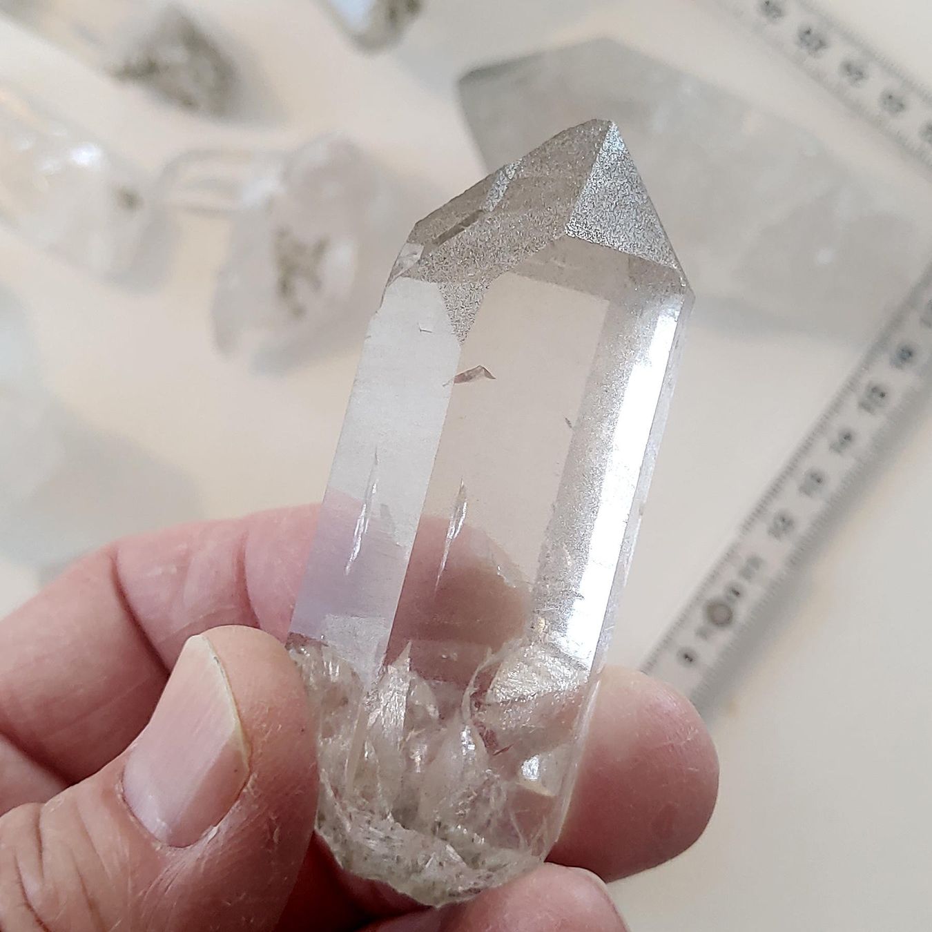 Minerali & Pietre curative: Flottes Sortiment Bergkristalle, Uri, Eigenfund – Nuovo (secondo la descrizione) da Steinhausen venduto da Kristall022 7