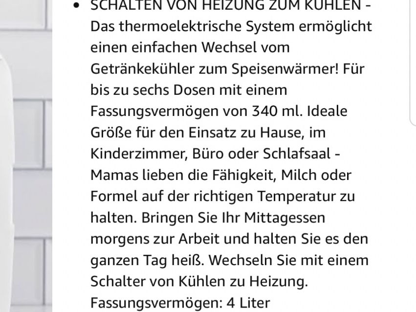 Kühlschrank: Cooluli elektrischer Mini Kühlschrank – Neu (gemäss Beschreibung) aus Erlenbach ZH von Blondie1966 2
