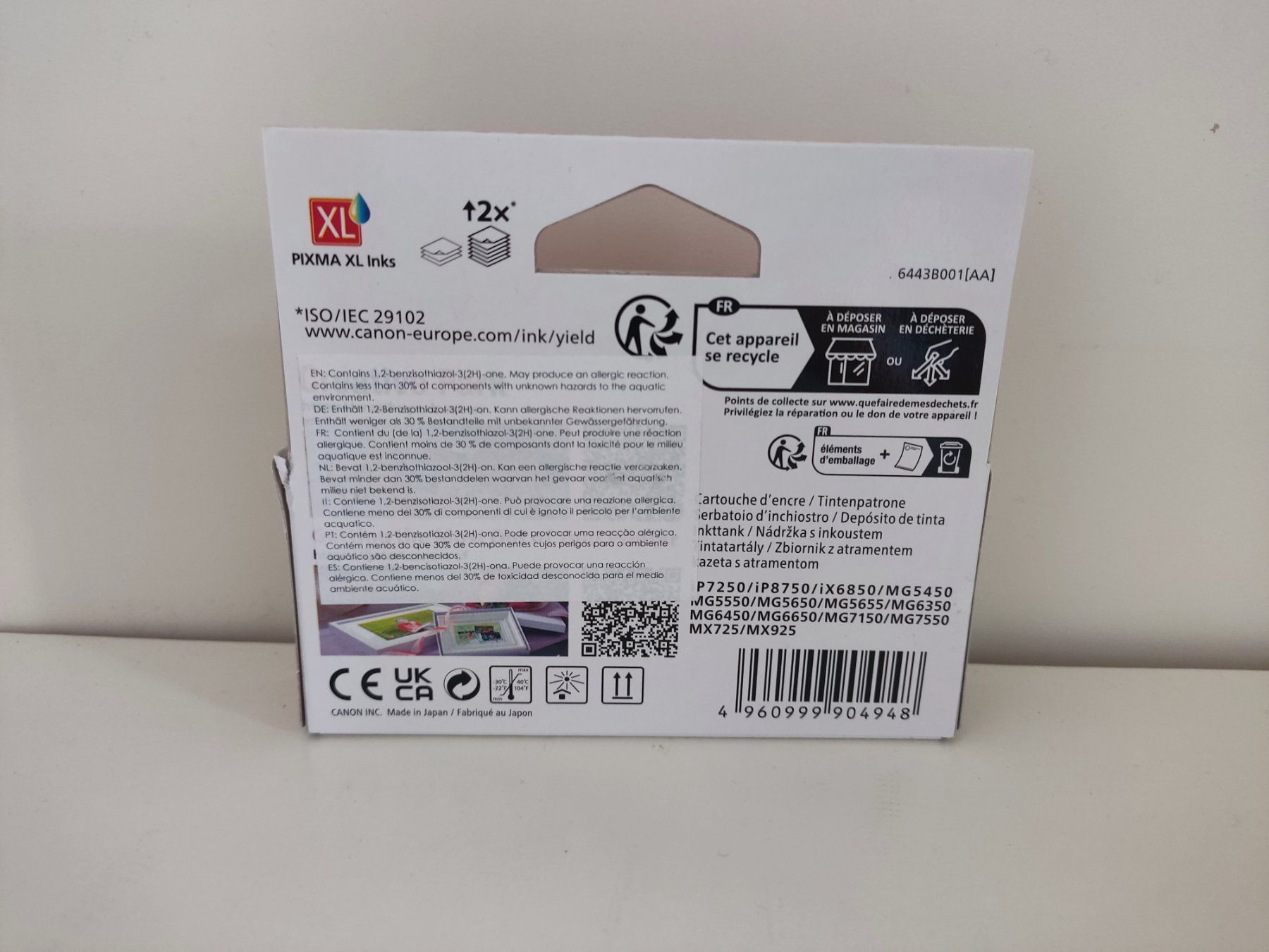 Canon Cartucce per stampanti & toner: Canon Pixma 551 XL - Black – Nuovo e nell'imballaggio originale da Buchs AG venduto da patiburgener 1